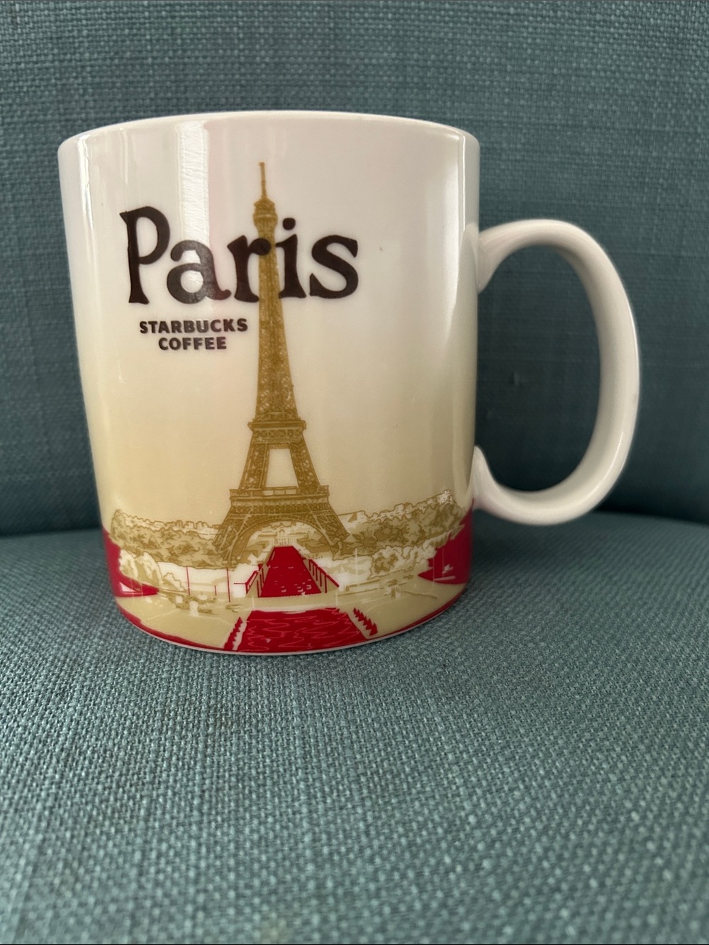 Starbucks Coffee Collector Series ceramic Paris 16 oz mug, EUC